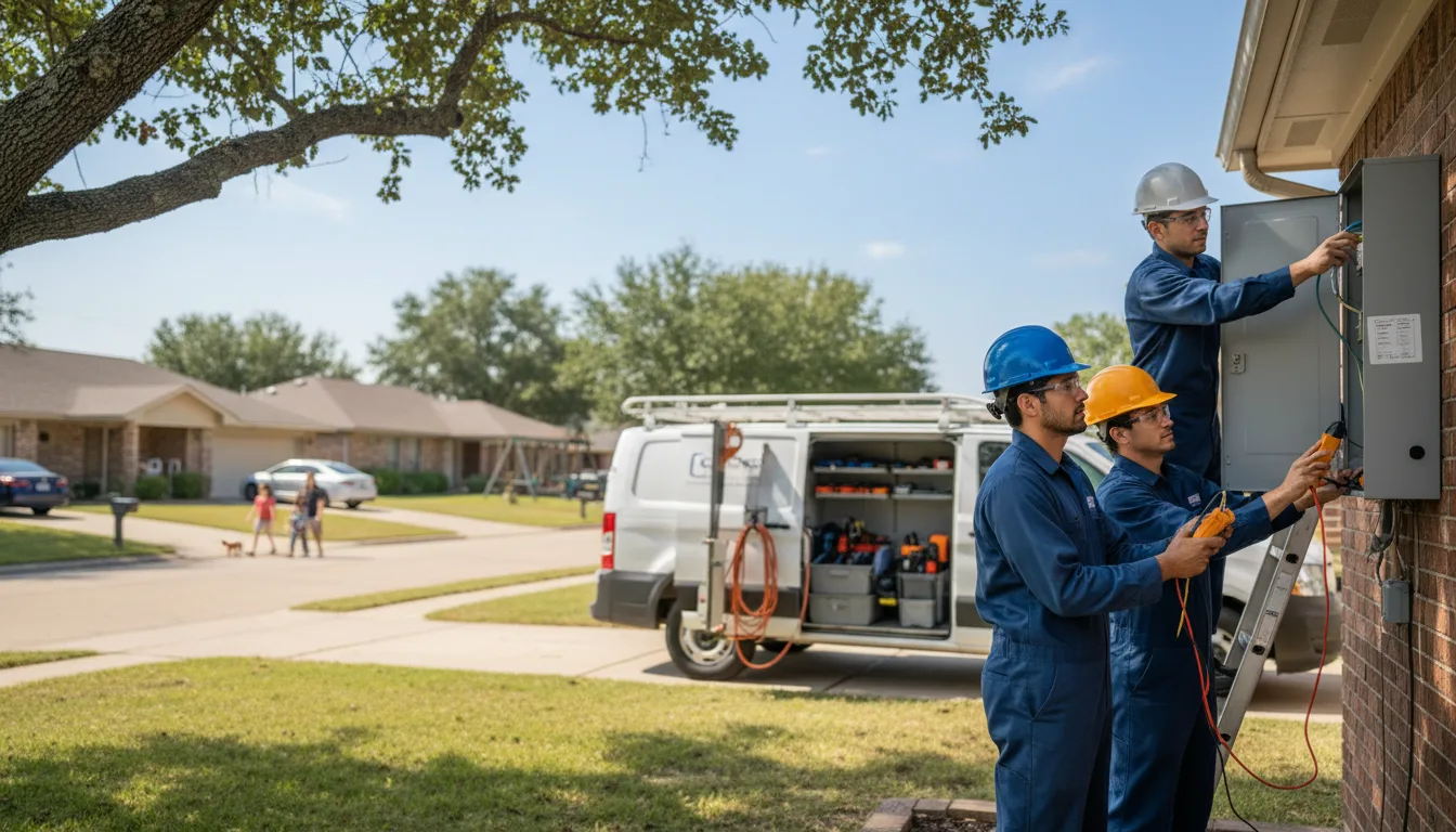 Certified electrician providing emergency electrical services in Sycamore, GA